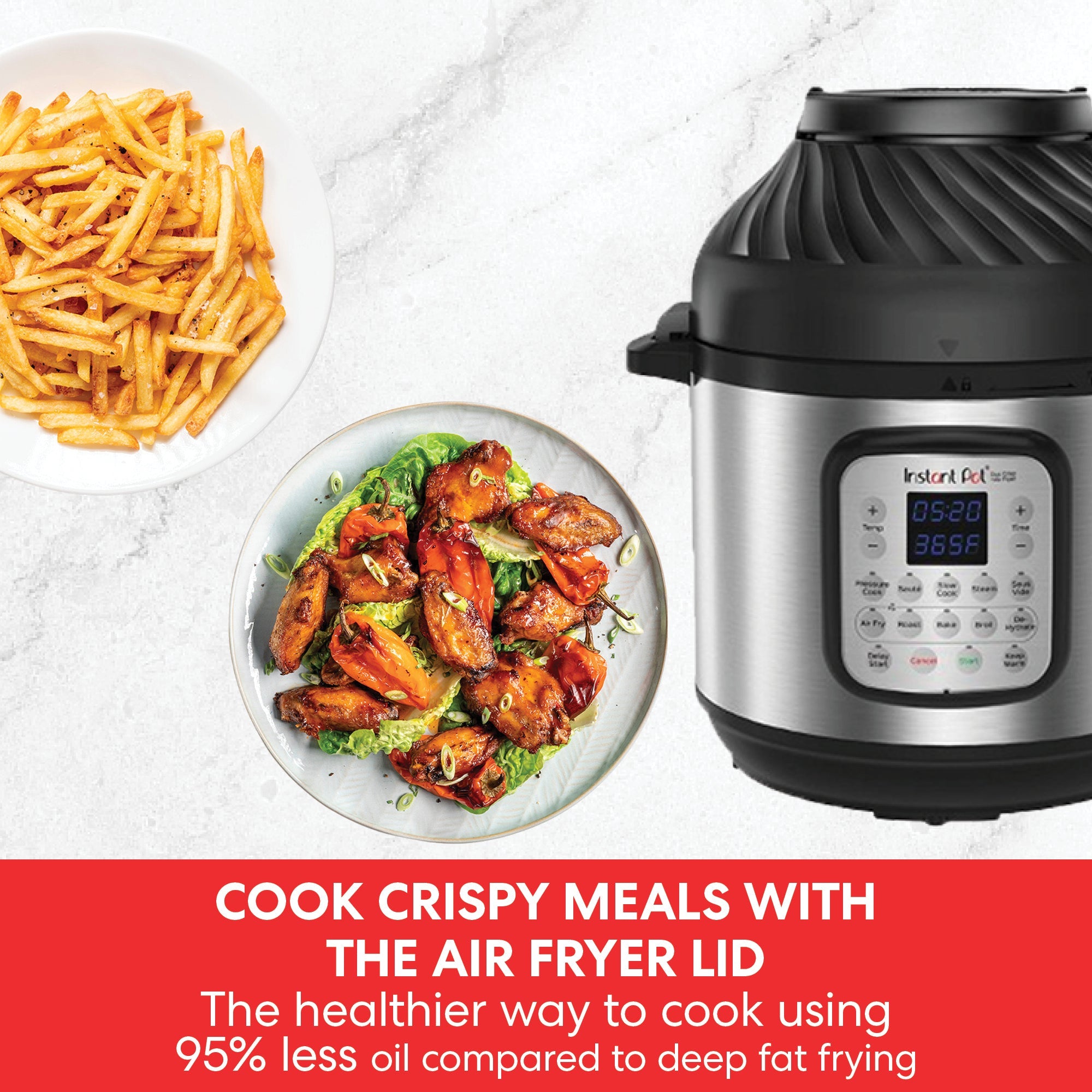 [希少] インスタントポット Duo Crisp + エアフライヤー Amazon.com: Instant Pot Duo Crisp 11-in-1 Air Fryer and Electric
